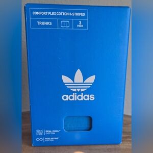 Adidas Men's Trunks 3-Pack Medium, 32"-34" Performance Stretch Cotton, New